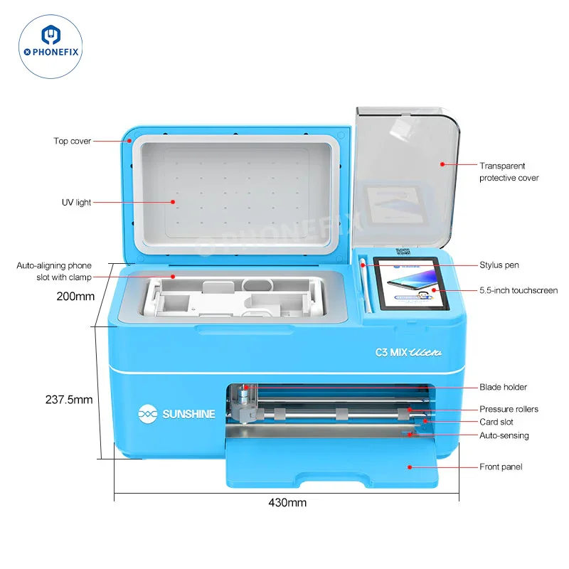 SUNSHINE C3 Mix Ultra Intelligent Cutting and Laminating Machine - Image 8