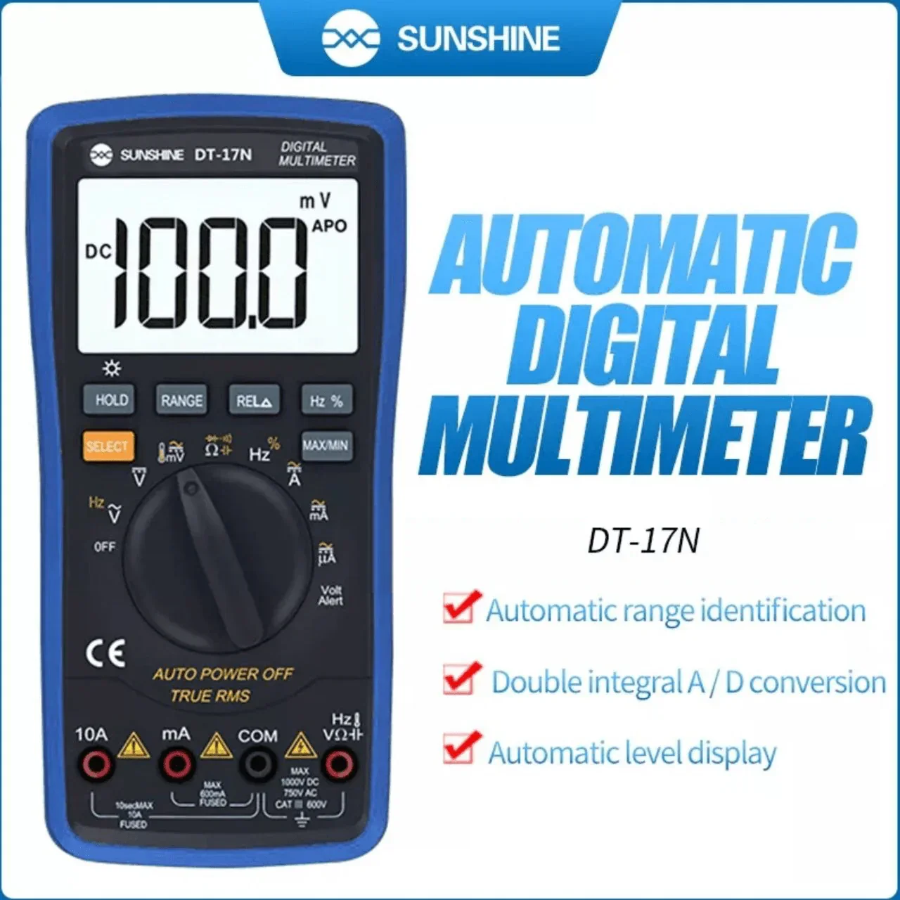 RF4 RF17N DT-17N Digital Multimeter Fully Automatic high precision - Image 4