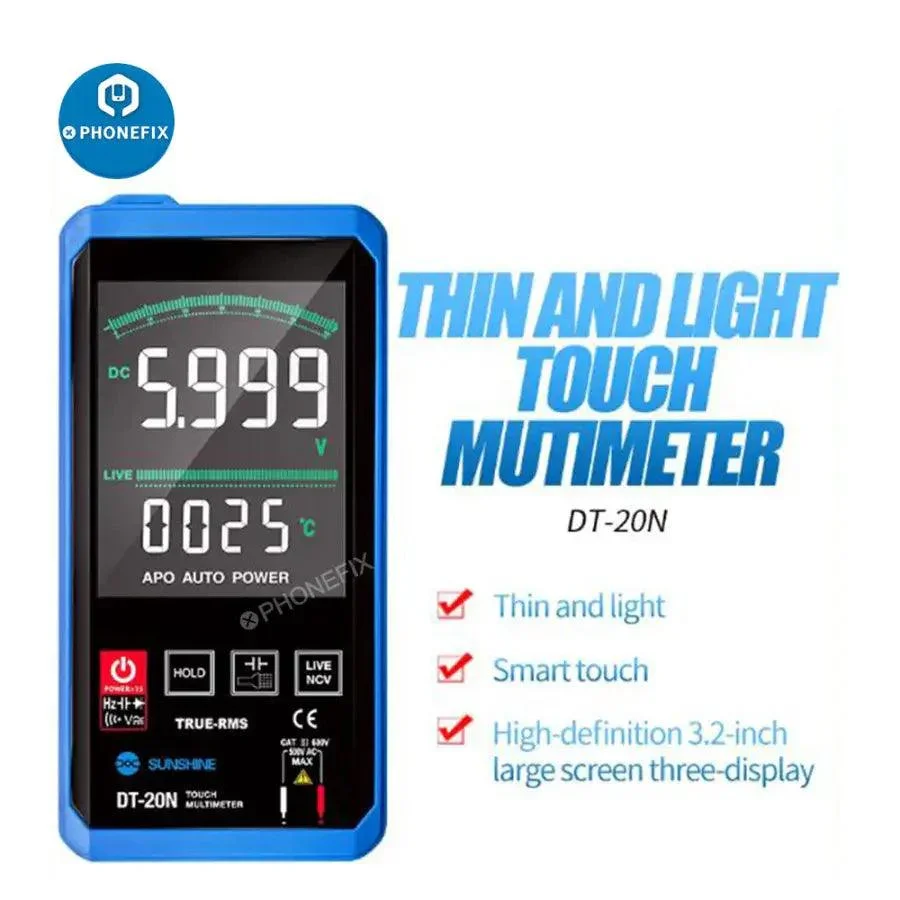 Sunshine DT-20N Touch Multimeter For Voltage Current Measurement - Image 3