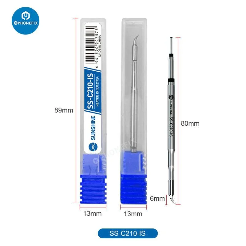 Sunshine GVM C210 Soldering Tip C210-I/IS/K for JBC Welding - Image 4