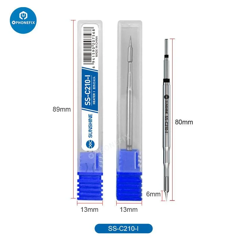 Sunshine GVM C210 Soldering Tip C210-I/IS/K for JBC Welding - Image 5