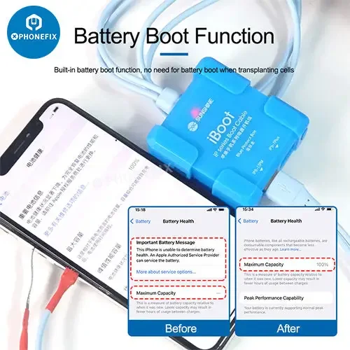 SUNSHINE IBOOT A Power Test Cable For iPhone 6-16 Pro Max - Image 4
