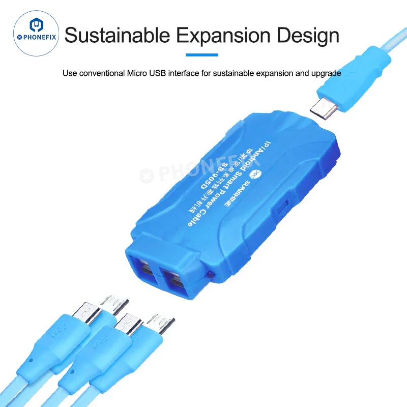 Sunshine iBoot-D SS-905D/905K Power Cable for iPhone 7-17 & Android - Image 5