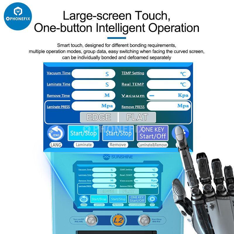 SUNSHINE L2 Intelligent LCD Screen Defoaming All-in-One Machine - Image 3