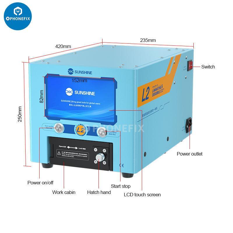 SUNSHINE L2 Intelligent LCD Screen Defoaming All-in-One Machine - Image 7