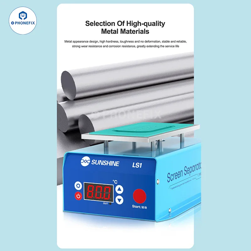 SUNSHINE LS1 Screen Heating Separator Glue Removal Machine - Image 10