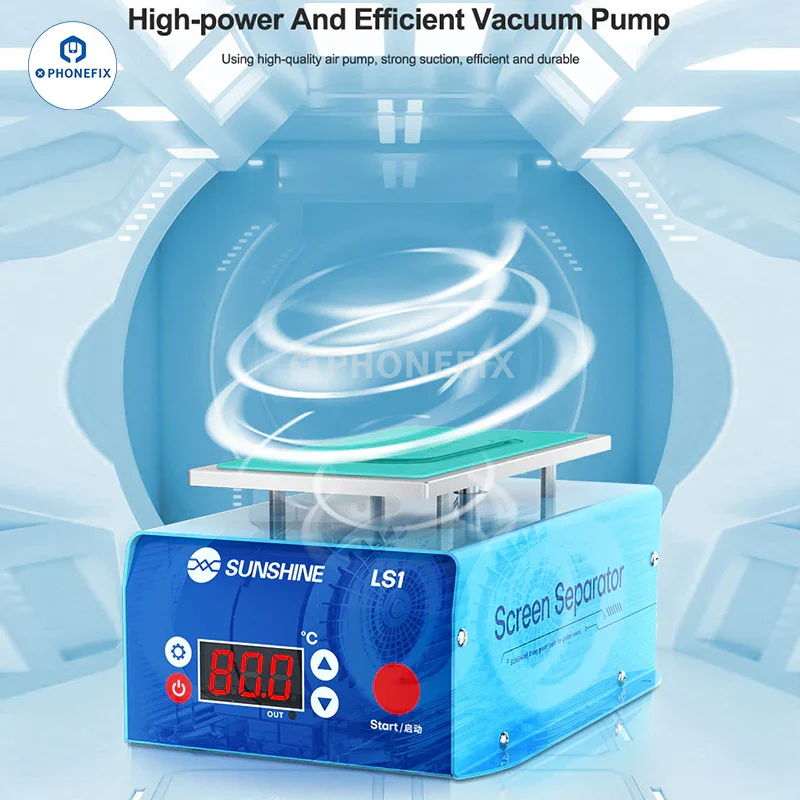 SUNSHINE LS1 Screen Heating Separator Glue Removal Machine - Image 4