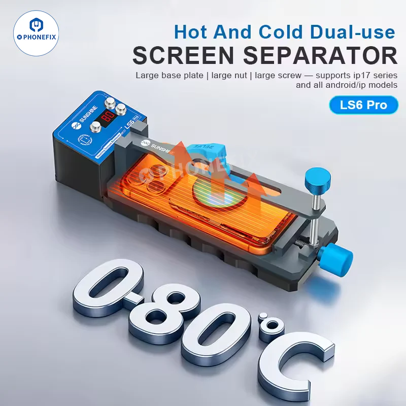 SUNSHINE LS6 Pro Phone Back Cover/Screen Heating Separator - Image 3