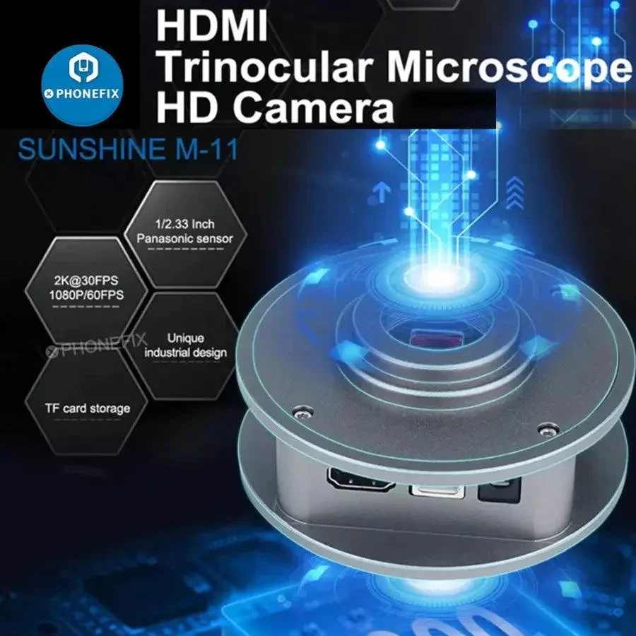 SUNSHINE M-11 4800W HDMI Microscope Camera Panasonic COMS Image Sensor - Image 3