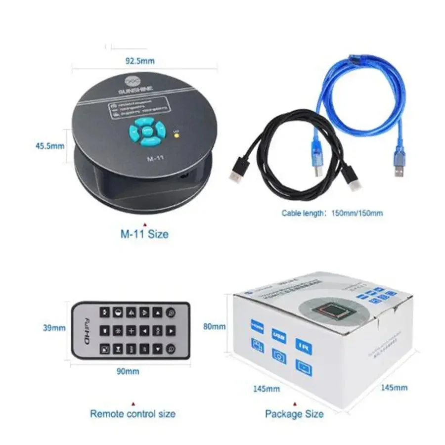 SUNSHINE M-11 4800W HDMI Microscope Camera Panasonic COMS Image Sensor - Image 7