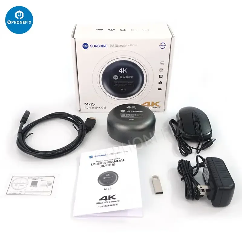 SUNSHINE M-15 HDMI 60fps 4K Camera For Trinocular Microscope - Image 12