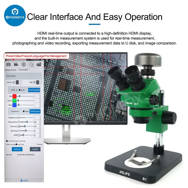SUNSHINE M-15 HDMI 60fps 4K Camera For Trinocular Microscope - Image 6