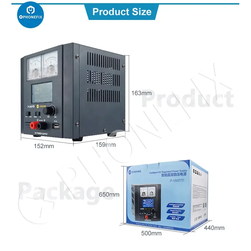 SUNSHINE P-1505TD Intelligent DC Power Supply - Image 10