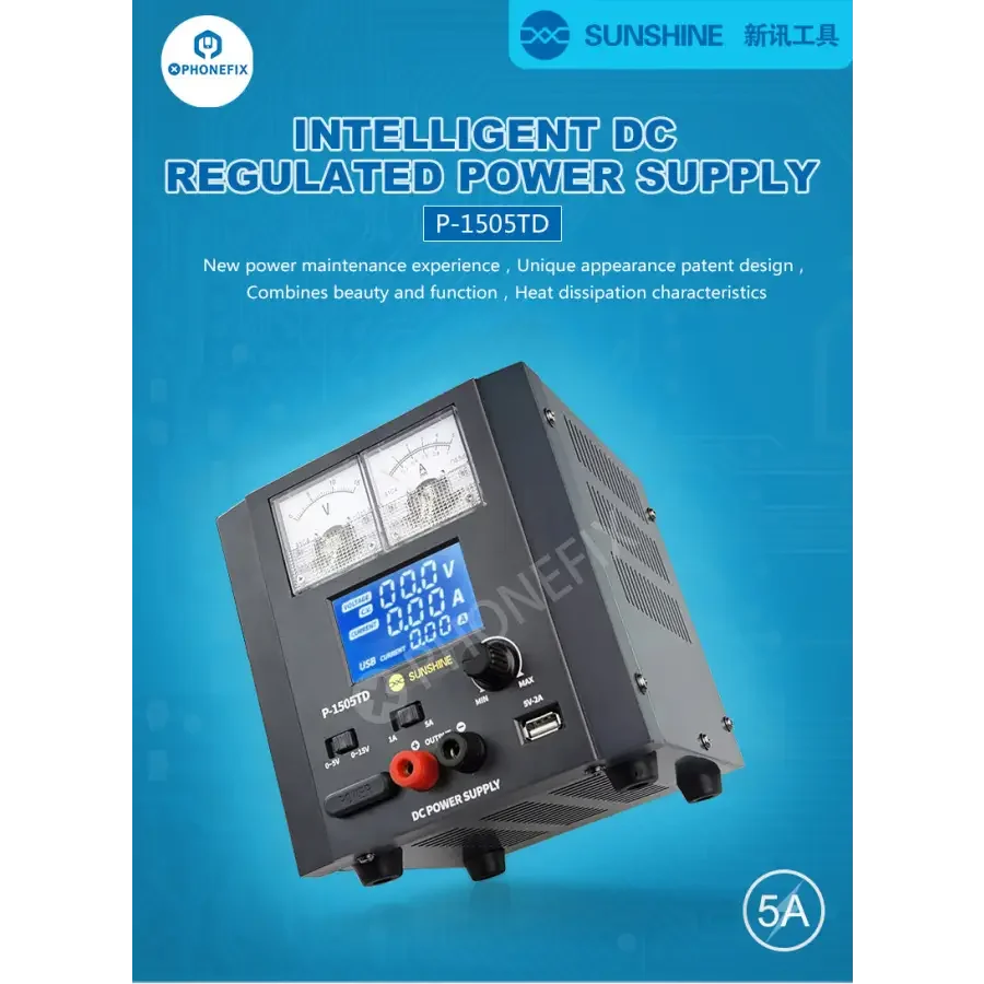 SUNSHINE P-1505TD Intelligent DC Power Supply - Image 9