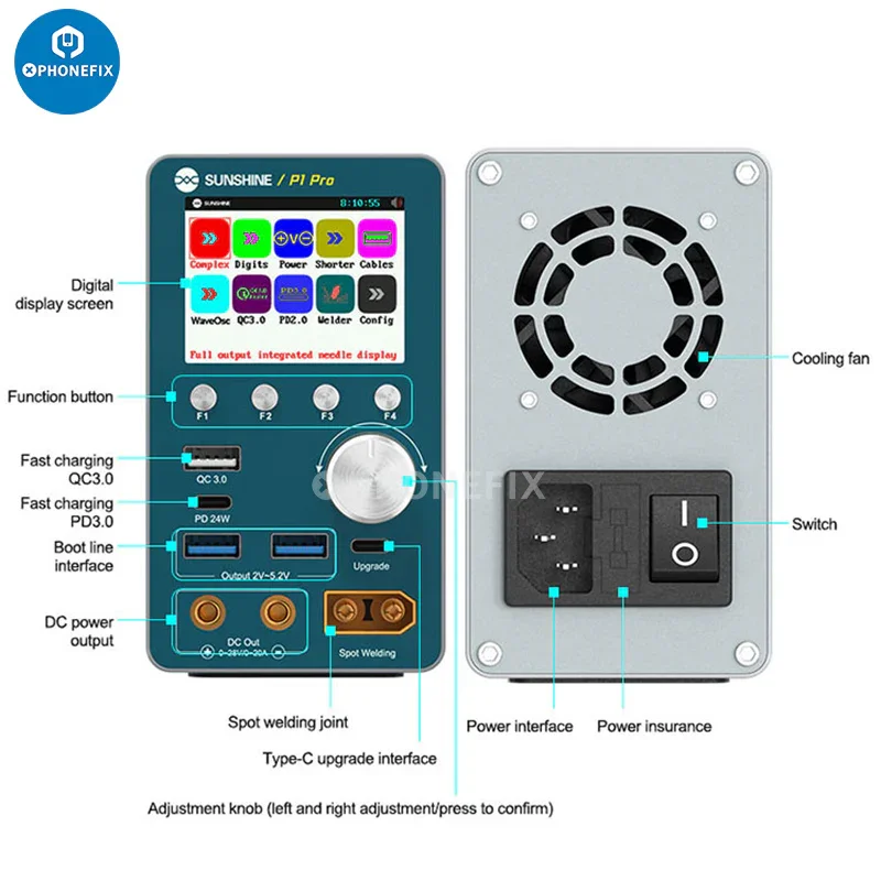 Sunshine P-3005A Digital DC Power Supply 30V 5A - Image 17