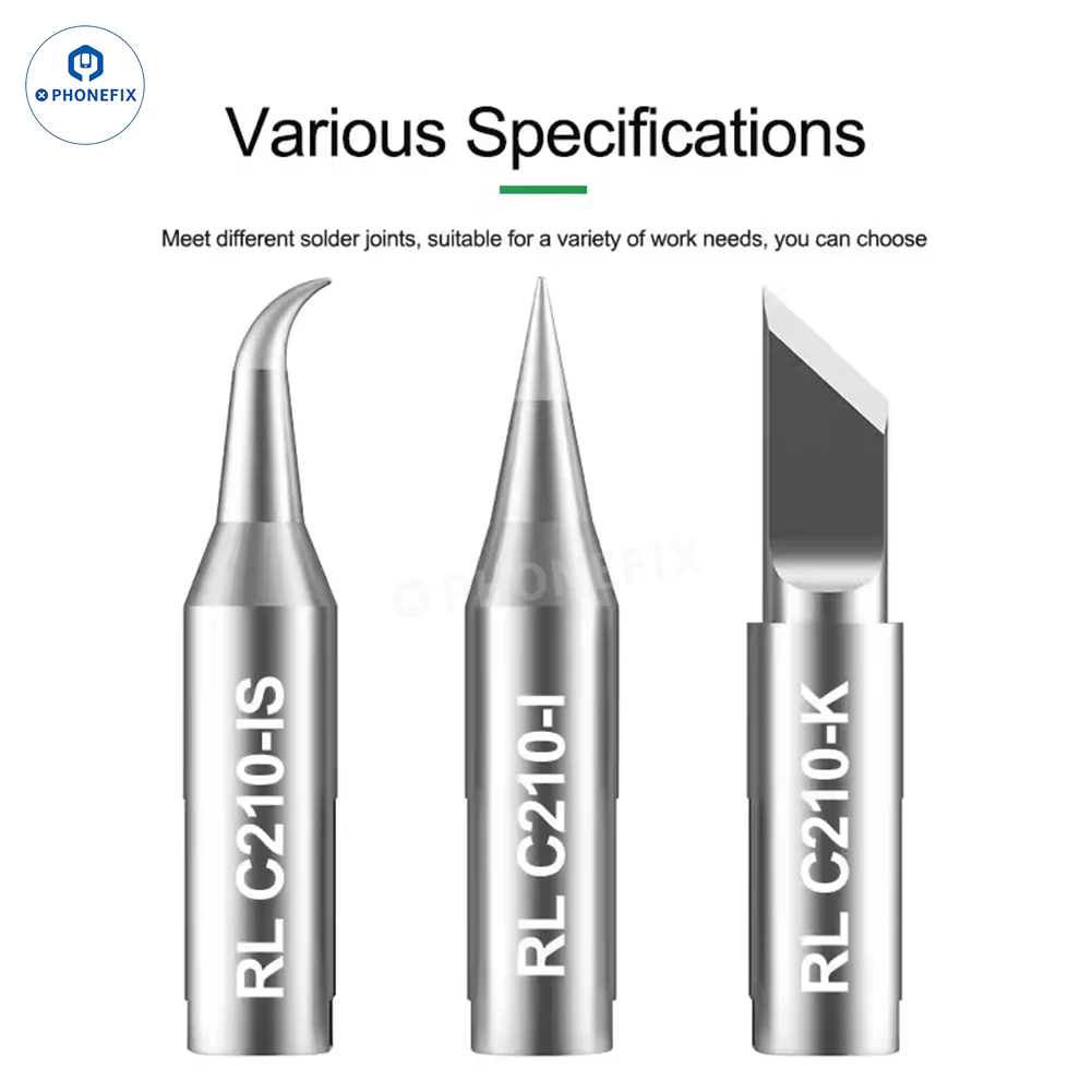 SUNSHINE RELIFE C210 C115 C245 T12 Series Soldering Iron Tips - Image 5