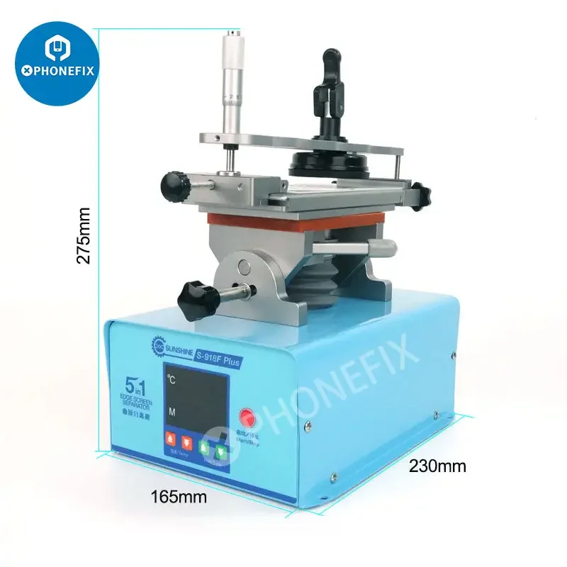 Sunshine S-918F Plus 5 in 1 360° Rotation LCD Edge Screen Separator - Image 9