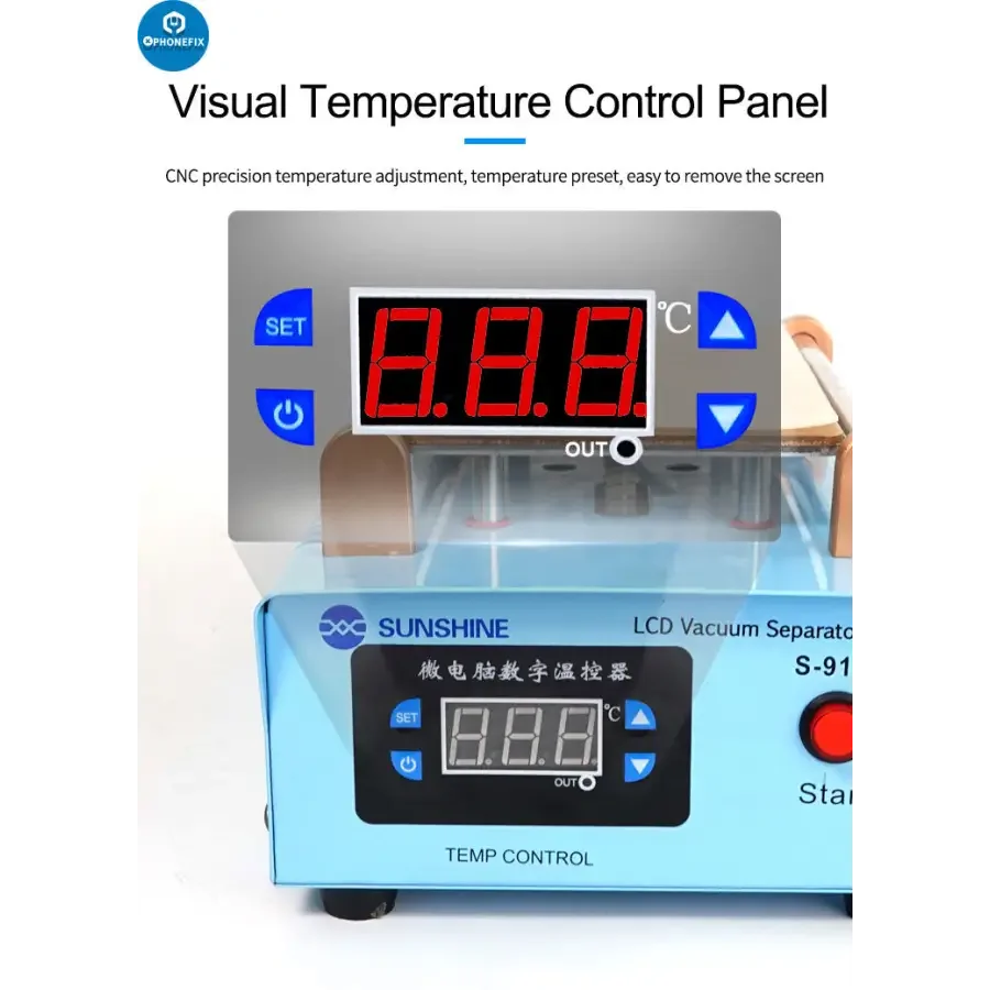 SUNSHINE S-918K Mobile Phone Screens LCD Separator Vacuum Machine - Image 7