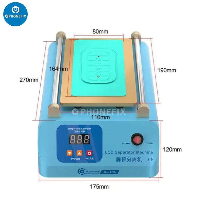 Sunshine S-918L Plus Screen Heating Separator Glue Removal - Image 9