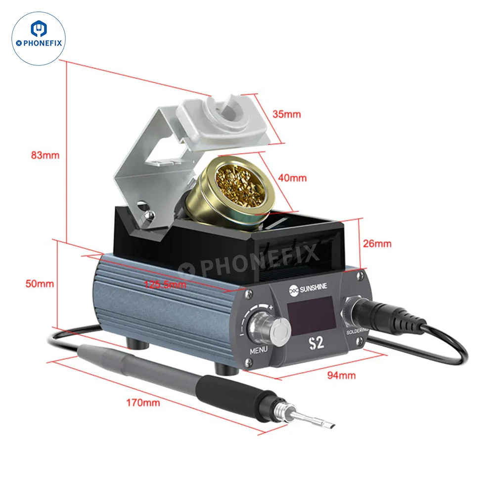 Sunshine S1 S2 Soldering Tweezers T210 BGA Rework Station - Image 9