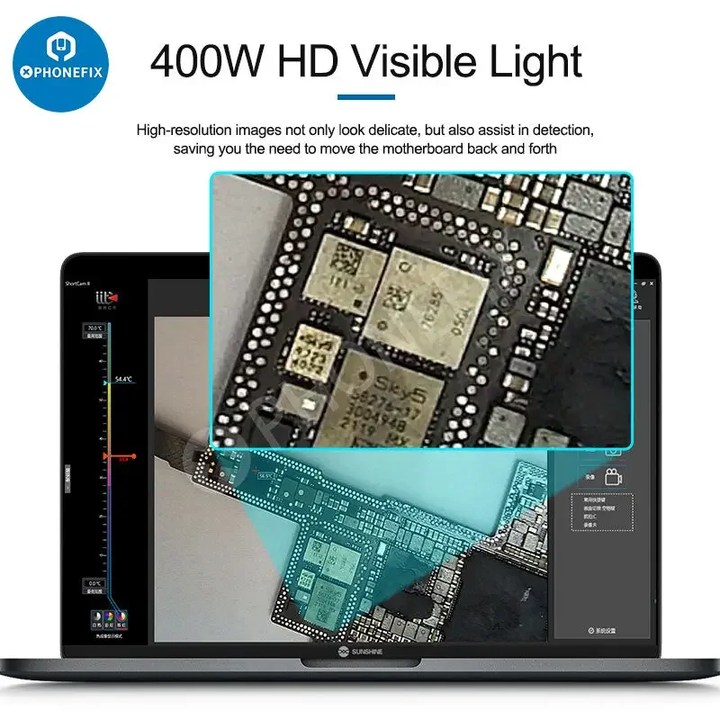 SUNSHINE ShortCam II Thermal Camera PCB Fault Diagnosis Instrument - Image 9