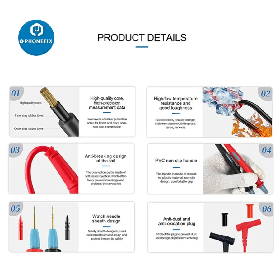 SUNSHINE SS-024A Multimeter Pen Universal Cable Measuring Probes Pen - Image 10
