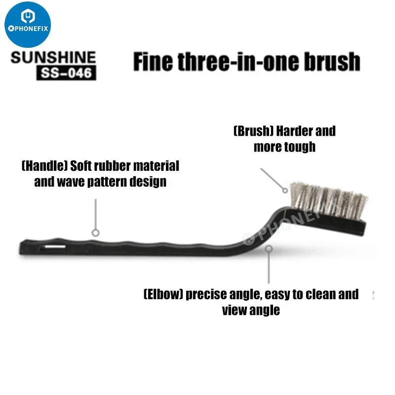 SUNSHINE SS-046 3 In1 Phone  IC Cleaning Brush Repair Toolkit - Image 4