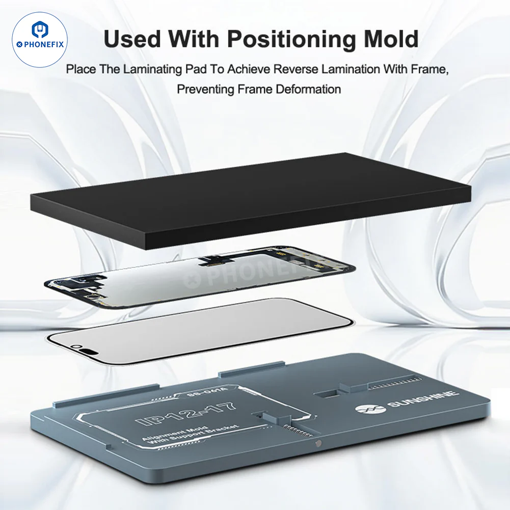 SUNSHINE SS-061A Screen Alignment Laminating Mold for iPhone 12-17 - Image 3