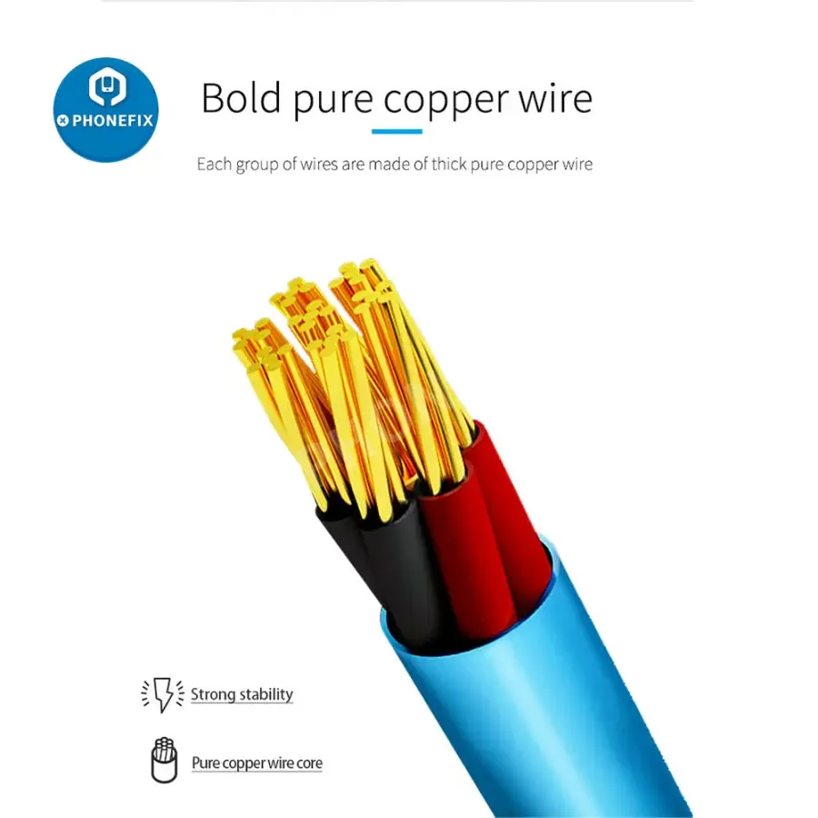 Sunshine SS-908E Repair Power Test Cable For iPhone 7-15 Pro Max - Image 10