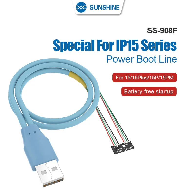 Sunshine SS-908E Repair Power Test Cable For iPhone 7-15 Pro Max - Image 16