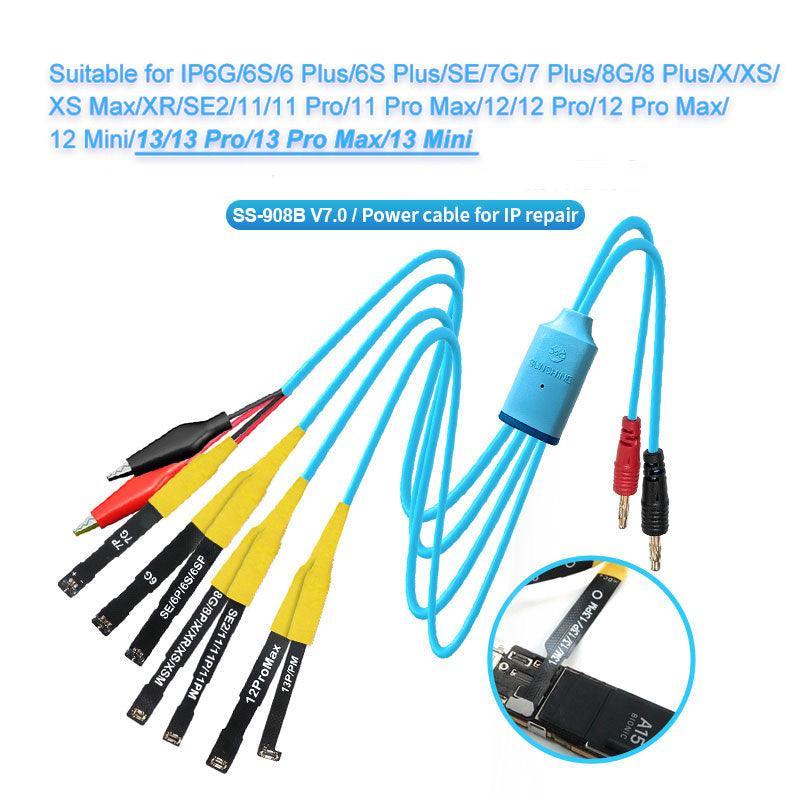 Sunshine SS-908E Repair Power Test Cable For iPhone 7-15 Pro Max - Image 3