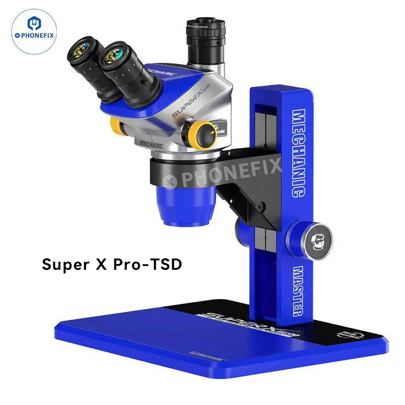 Super X-B11 6.7X-45X Trinocular Stereo Microscope Mechanic - Image 10