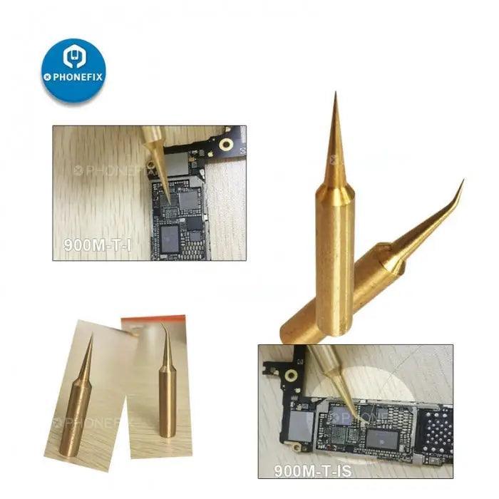 Superfine 900M-T Jumper Wire Solder Iron Tip Fingerprint Repair - Image 3
