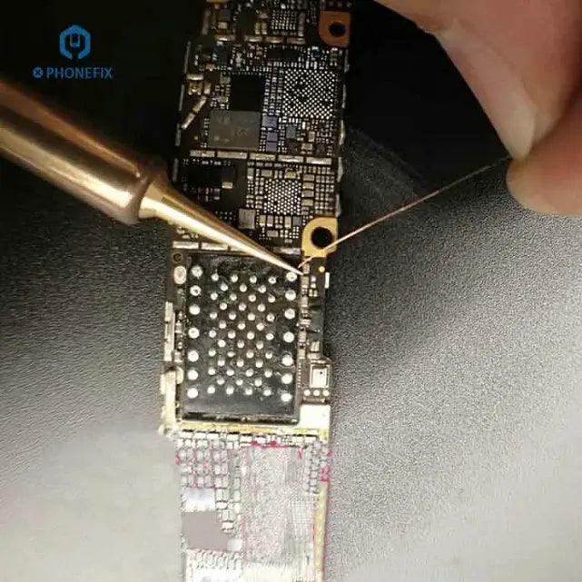 Superfine 900M-T Jumper Wire Solder Iron Tip Fingerprint Repair - Image 5