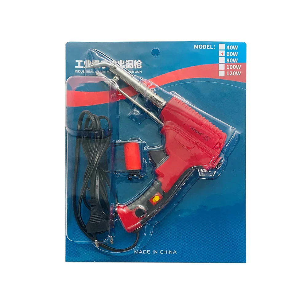 SW-80 Thermostat Soldering Iron With Soldering Tin Feeding Kit 80W - Image 5
