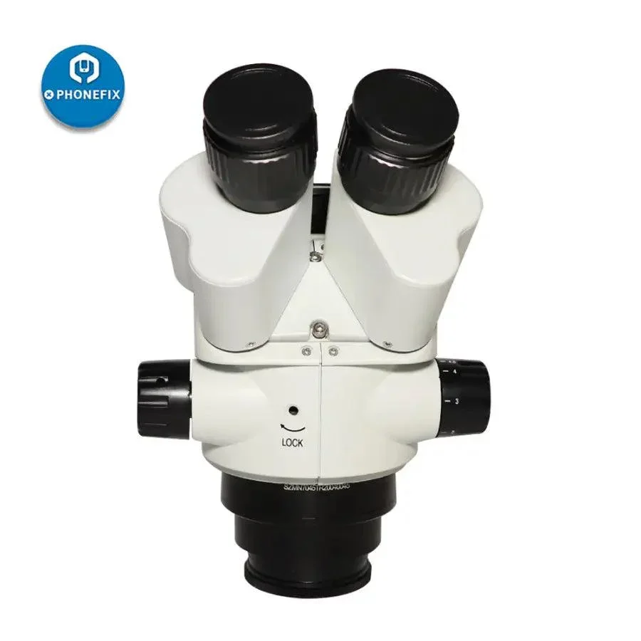 SZMN 7-45X Simul-focal Trinocular Zoom Stereo Microscope Head - Image 3