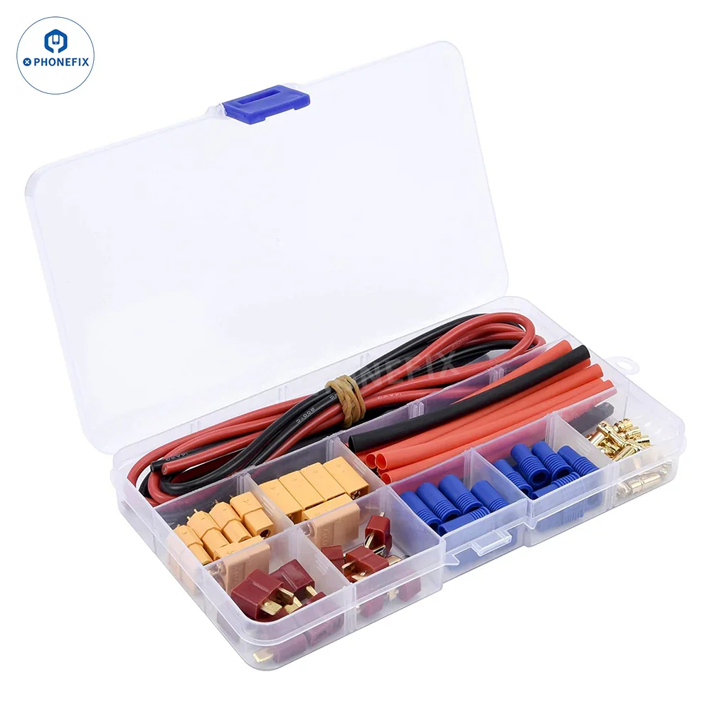 T-Plug EC3 XT60 Battery Connector Adapters Set - 52PCS - Image 2