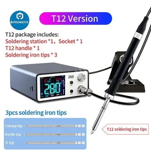 T245 Soldering Iron Tip Set Handle Seat For Aixun T3A T3B - Image 14