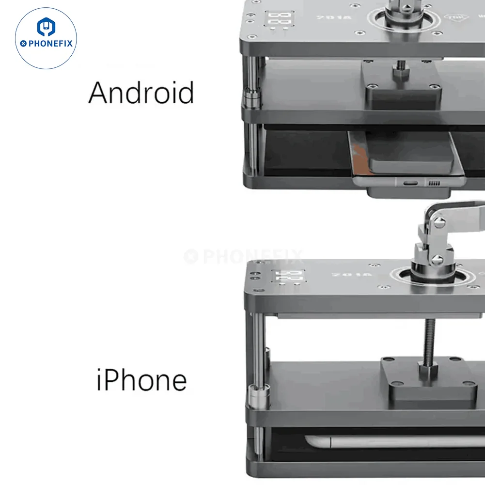 TBK 201A Phone Screen Back Cover Rotating Pressure Holding Mould - Image 4