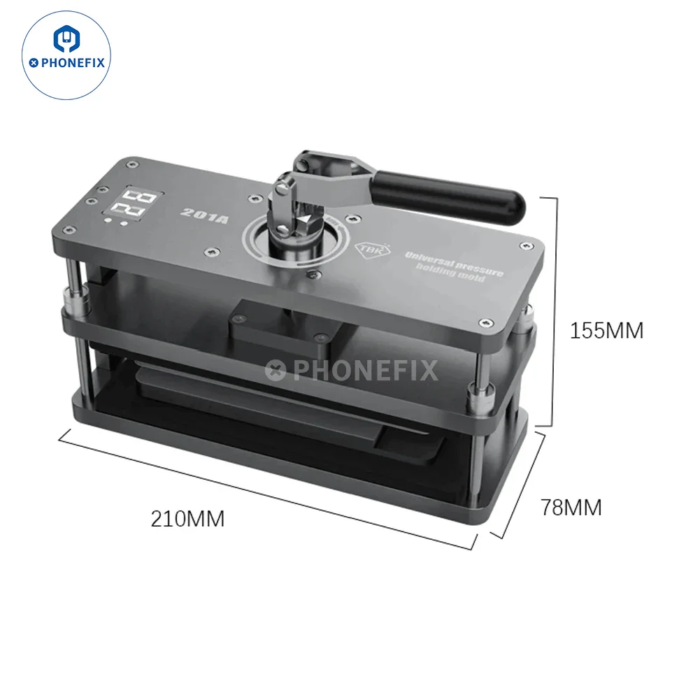 TBK 201A Phone Screen Back Cover Rotating Pressure Holding Mould - Image 6