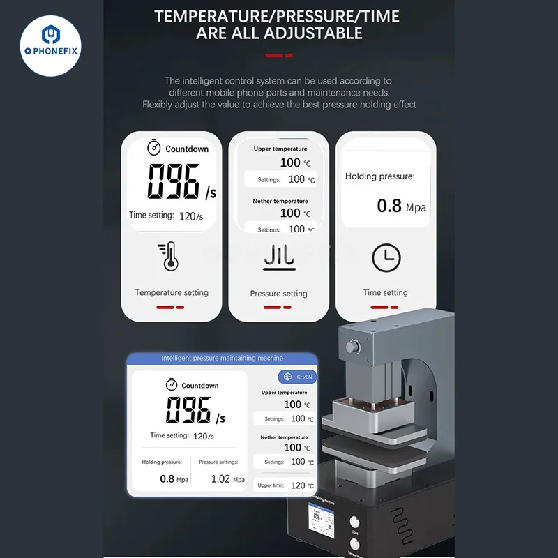 TBK 201D 201P Heating Pressure Machine For Phone Screen Back Cover Bracket - Image 9