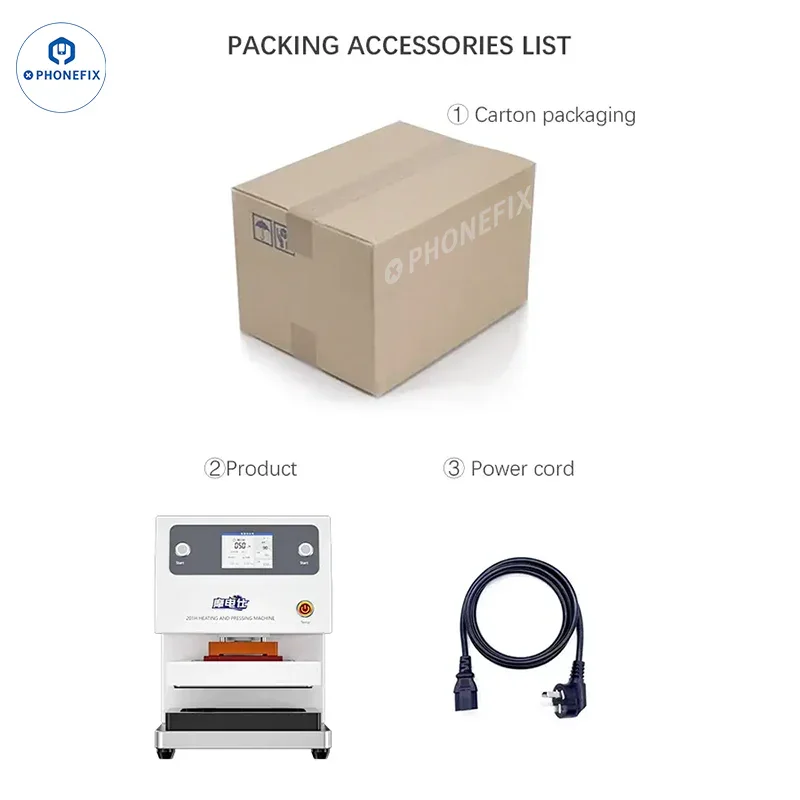 TBK 201H Phone Screen Backet Back Cover Heating Pressure Machine - Image 7