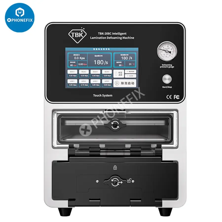 TBK-208C Curved Screen Laminating Machine With Bubble Remover - Image 2