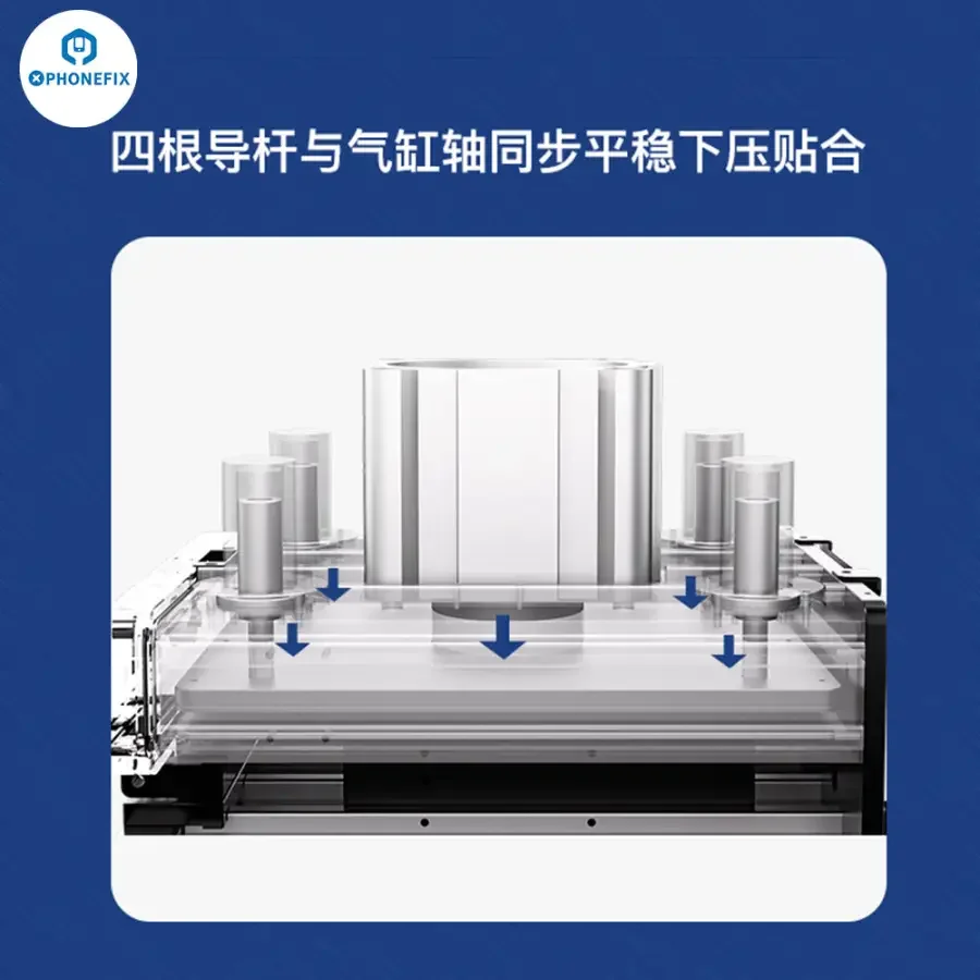TBK-208C Curved Screen Laminating Machine With Bubble Remover - Image 6
