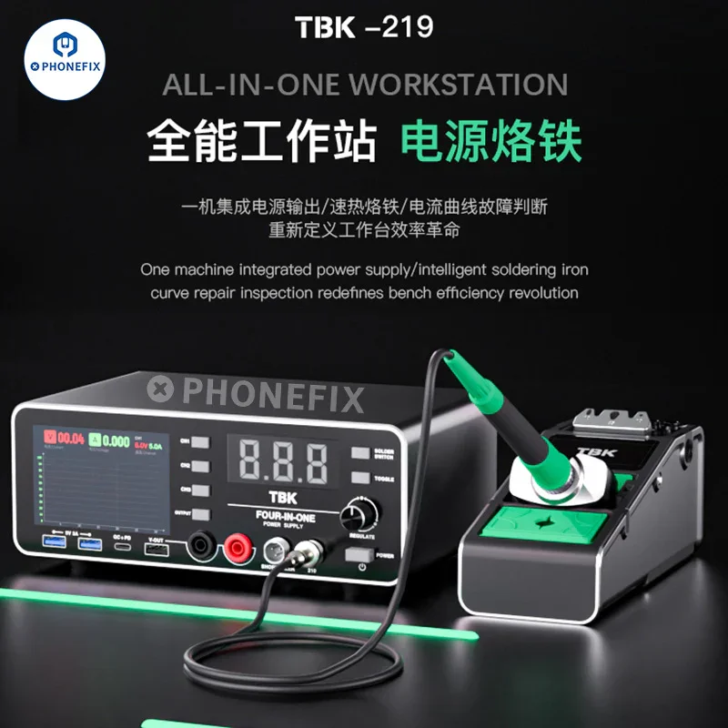 TBK 219 Power Supply C210 Soldering Iron Charger Tester - Image 2