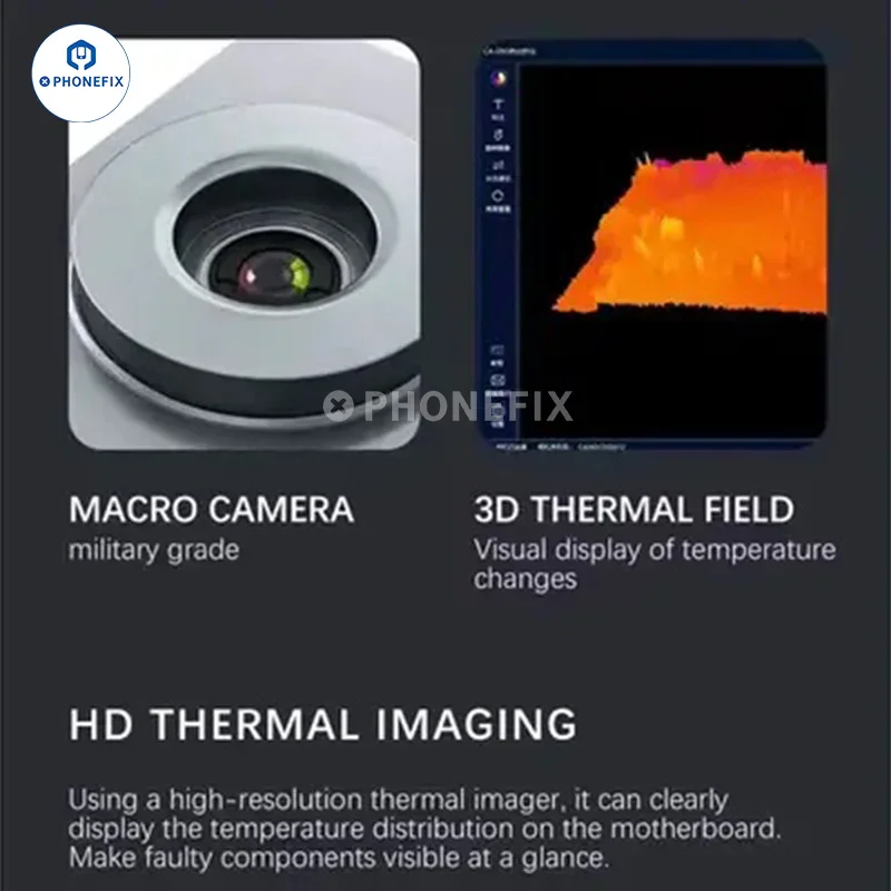 TBK 2202 3D Infrared Thermal Camera Motherboard Fault Diagnosis Imager - Image 4