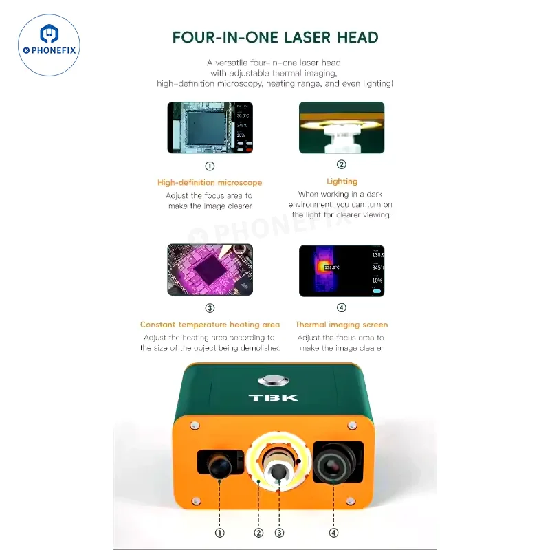 TBK 2206 Laser Welding Machine with HD Microscope for Phone Repair - Image 4