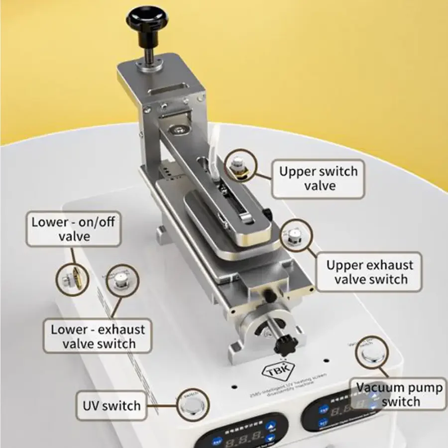 TBK-258S Screen Separator Machine With UV Curing Light Box - Image 11
