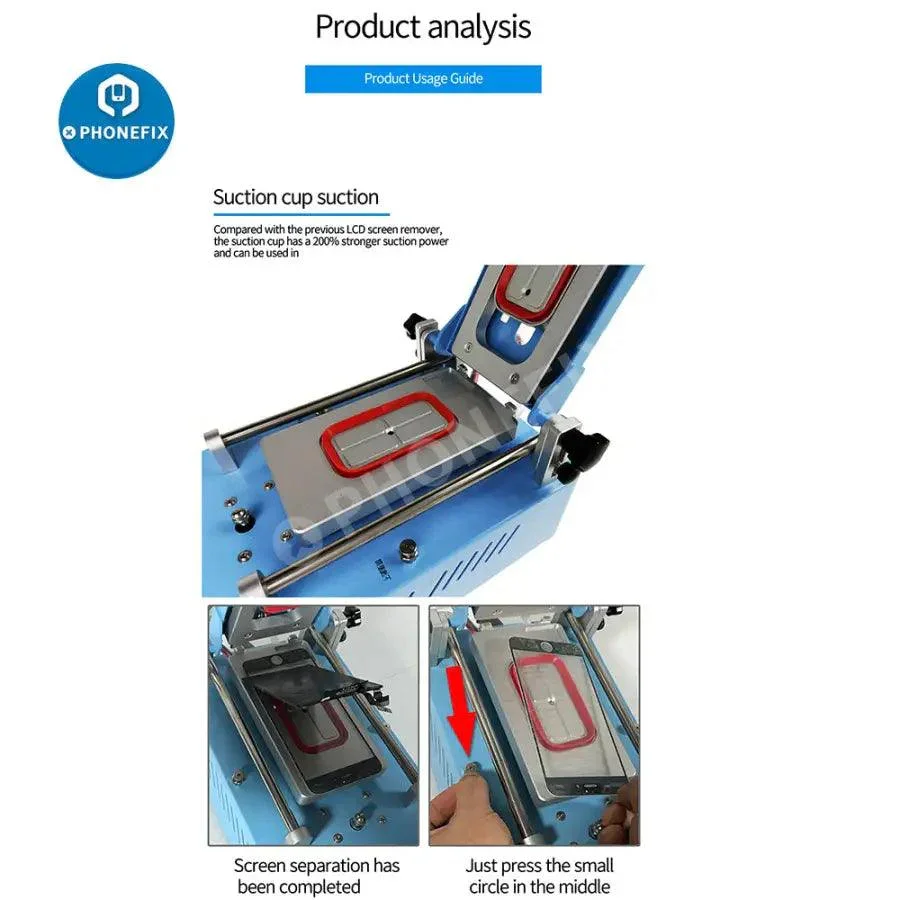TBK-268 LCD Separator Automatic Frame Bezel Heating Machine - Image 8