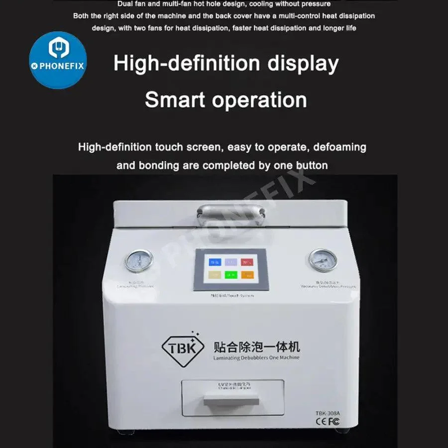 TBK-308A OCA Vacuum Laminating Defoaming UV Curing Integrated Machine - Image 10